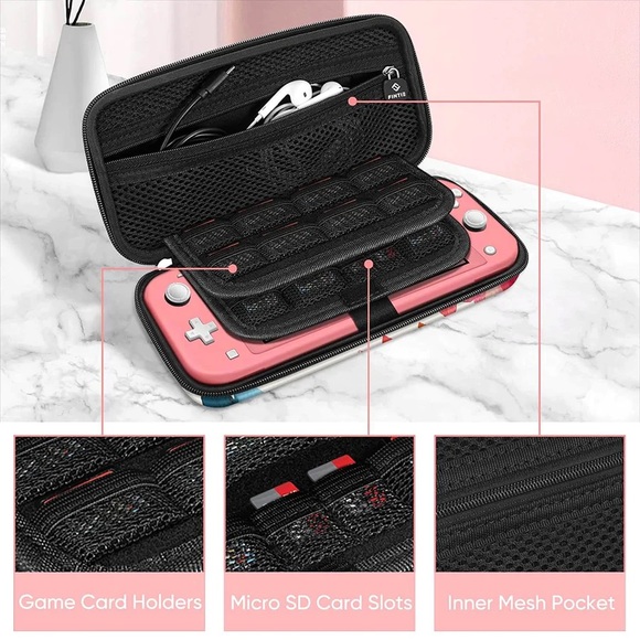Nintendo Switch Lite Hard Shell Cover Bag | Fintie - Picture 3 of 9
